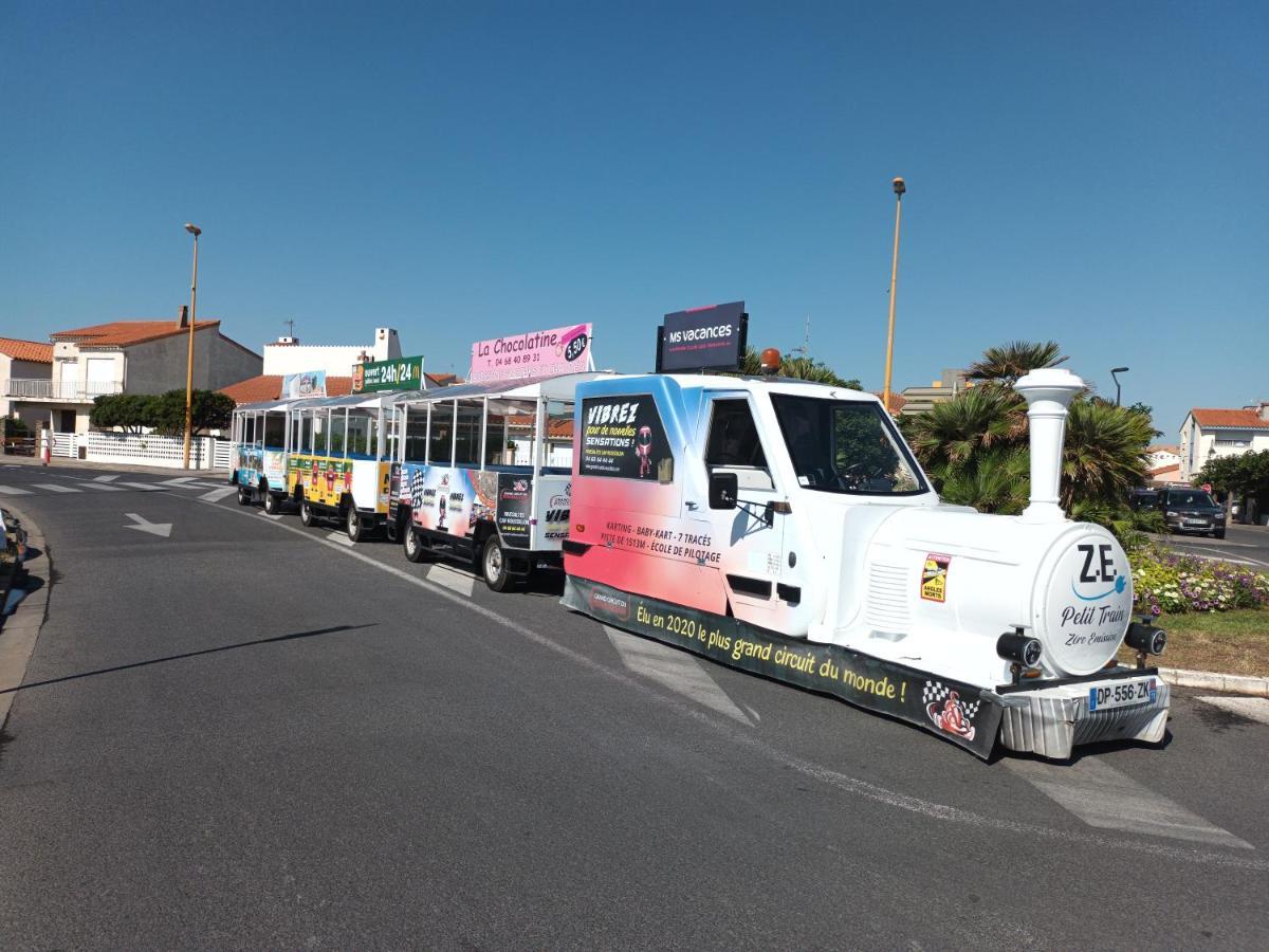 Le Victoria'S Beach Barcares - Parking Prive - Direct Plage - 5 Minutes A Pied Du Lydia - 3 Personnes Le Barcares Luaran gambar