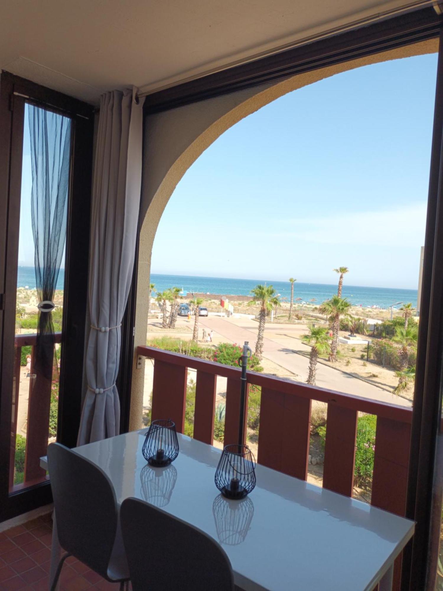 Le Victoria'S Beach Barcares - Parking Prive - Direct Plage - 5 Minutes A Pied Du Lydia - 3 Personnes Le Barcares Luaran gambar