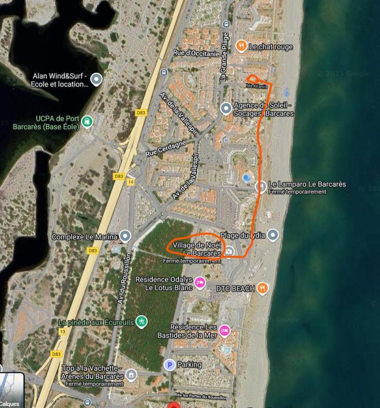 Le Victoria'S Beach Barcares - Parking Prive - Direct Plage - 5 Minutes A Pied Du Lydia - 3 Personnes Le Barcares Luaran gambar